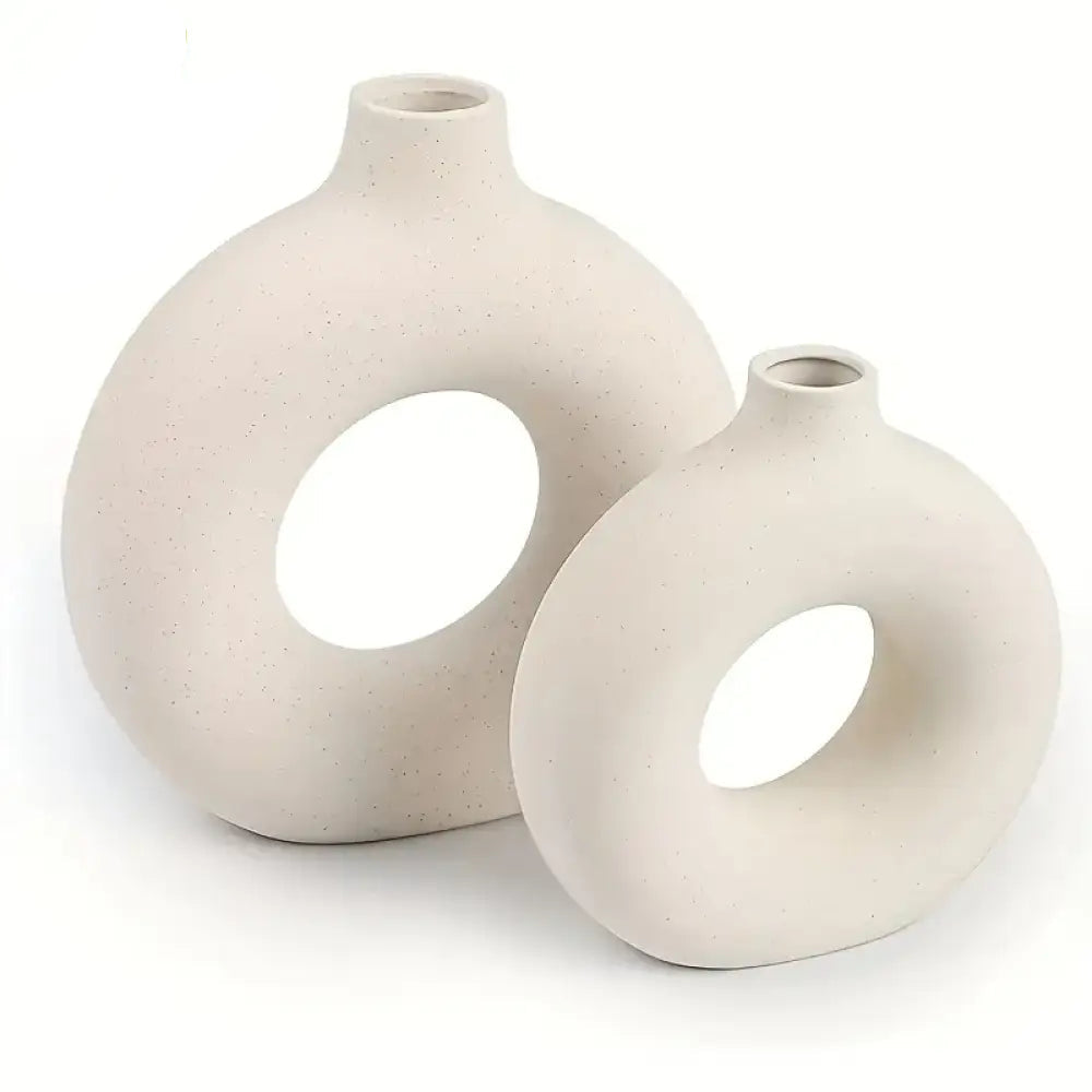 Vases en Céramique Élégants avec Design Étroit