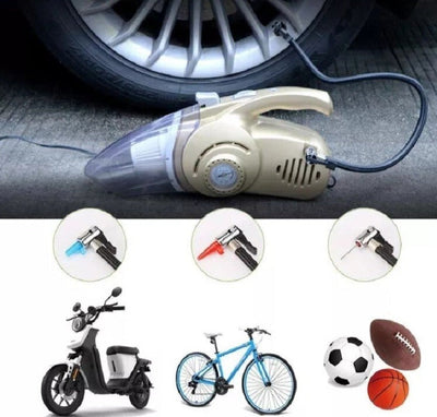 Gonfleur et aspirateur de voiture multifonctions 4 en 1