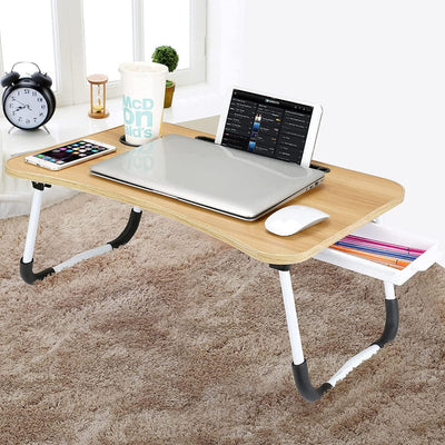 Table d'ordinateur portable et pliable multifonctionnelle