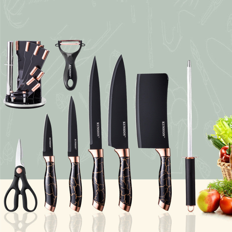 Ensemble de 9 couteaux de chef de cuisine professionnelle
